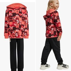 🐣Adidas unisex adidas+Disney Mickey Mouse sportswear jogger set size S /140/9-10